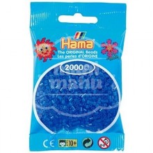 HAMA MINI Azul Fluorescente 2000 piezas