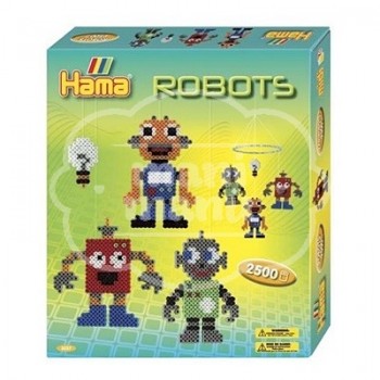 Caja regalo 2500 beads midi "Robots"