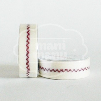 Washi tape "herrinbone stitch"