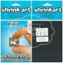Plástico Mágico SHRINKLES 6 láminas de 13,1x10,1 cm Negro