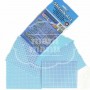 Plástico Mágico SHRINKART 6 láminas estampadas de 13,1x10,1 cm Azul Pastel Blue