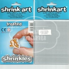 Plástico Mágico SHRINKART 6 láminas de 13,1x10,1 cm Frosted