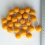 Bolas de fieltro 15mm Amarillo